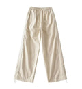 Retro Side-Stripe Wide Leg Track Pants