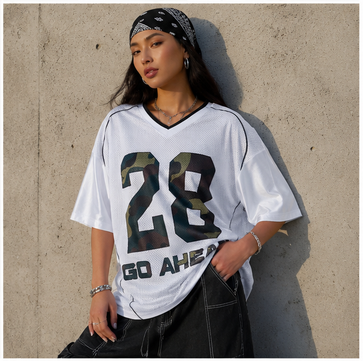 Womens Oversized Graphic Tees Letter Print V Neck Half Sleeve Summer Tops Loose T Shirt White Letter Large